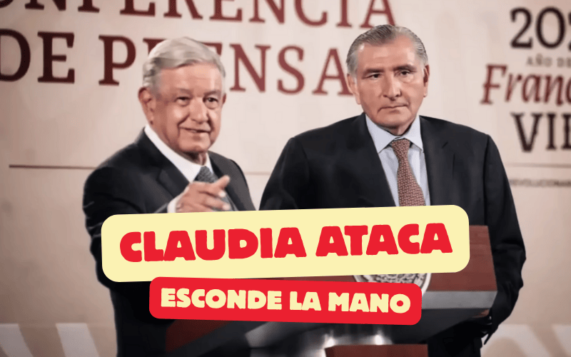 🔥 Fuego amigo en Morena 🔥： Cómo Claudia Sheinbaum TRAICIONÓ a Adán Augusto
